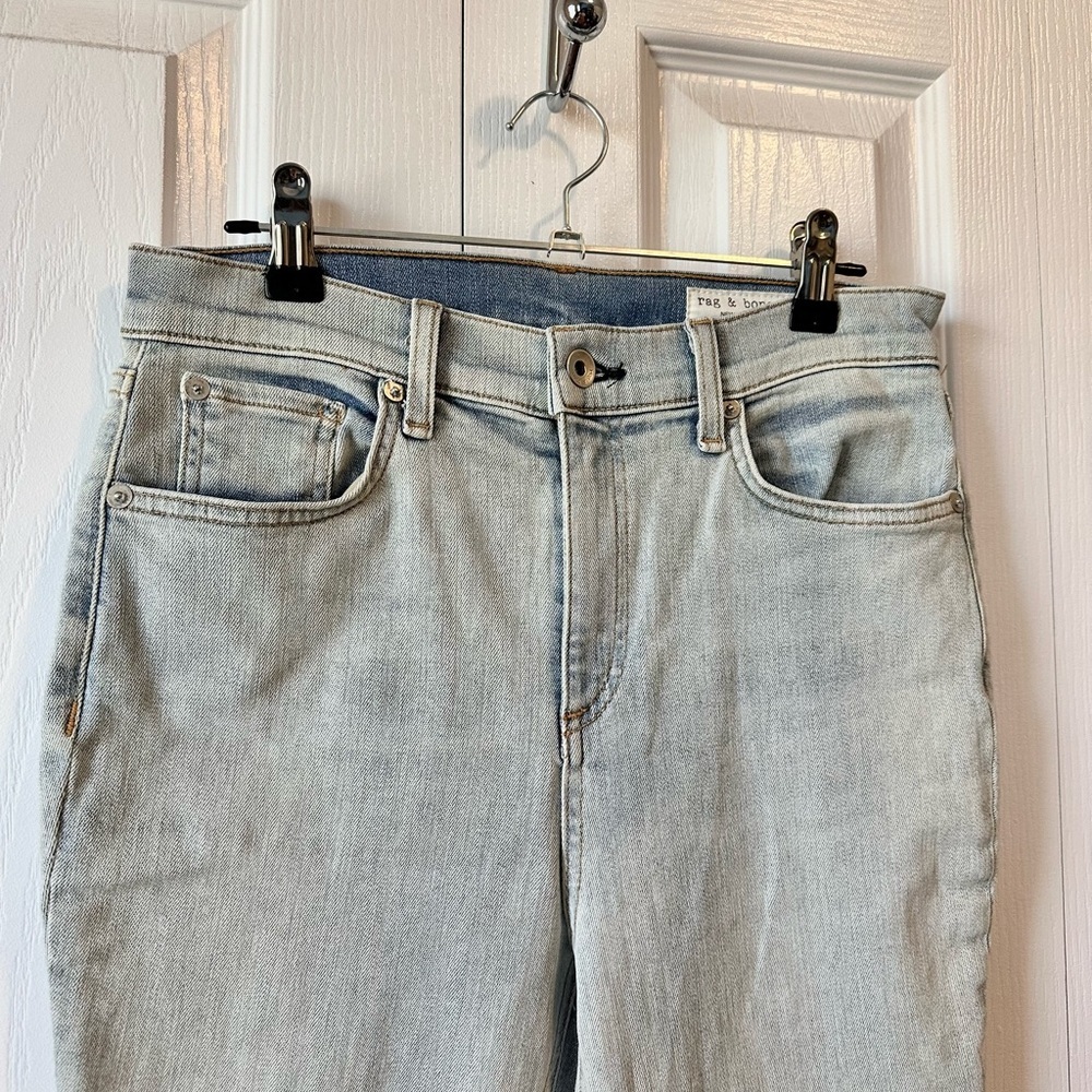 Rag & Bone Hana destroyed hem ankle bootcut jeans - Picture 3 of 6
